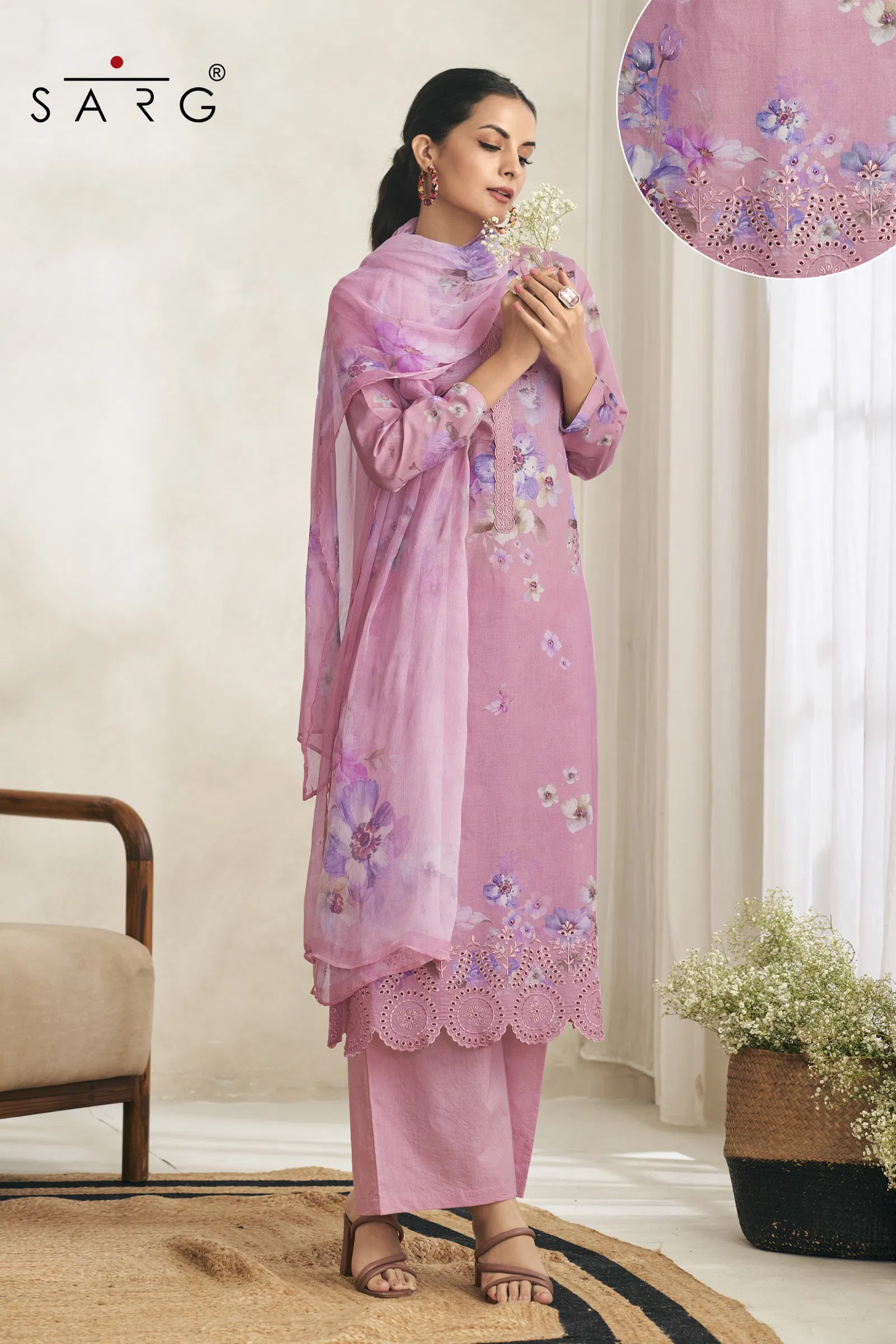 Avigya By Sarg Lawn Cotton Printed Dress Material Wholesale Shop In Surat